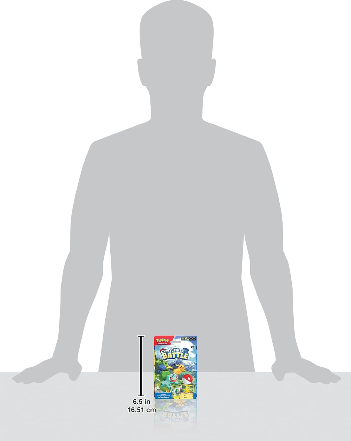Pokémon TCG Mi primera batalla Pikachu y Bulbasaur (2 mini mazos y accesorios listos para jugar)