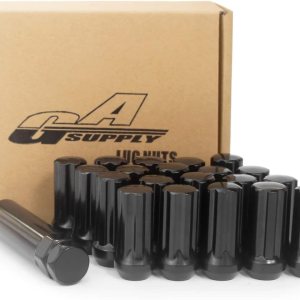 GAsupply 20 tuercas de 12-20 de 120 de extremo cerrado, juego de tuercas de espiga de bellota de 34 pulgadas hexagonal cónico asiento 60 grados con GAsupply 20 tuercas de 12-20 de 120 de extremo cerrado, juego de tuercas de espiga de bellota de 34 pulgadas hexagonal cónico asiento 60 grados con