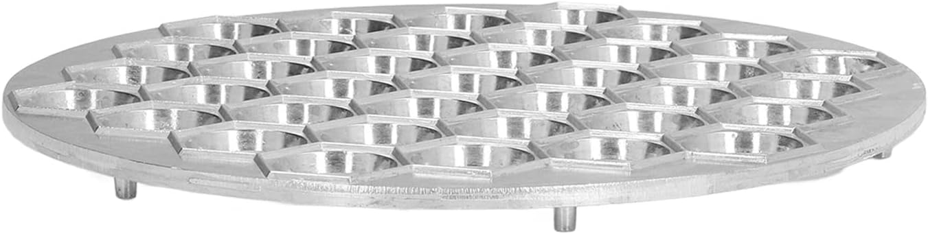 Molde de bola de masa para ravioles, 37 agujeros para hacer albóndigas rusas Pelmeni, molde de metal para hacer albóndigas ravioles