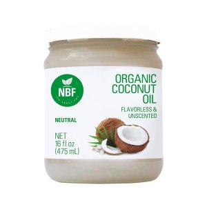 NBF Aceite de coco orgánico, sin sabor ni olor, sin OMG, prensado en frío, naturalmente refinado, sabor y aroma neutros, (16 onzas líquidas) NBF Aceite de coco orgánico, sin sabor ni olor, sin OMG, prensado en frío, naturalmente refinado, sabor y aroma neutros, (16 onzas líquidas)