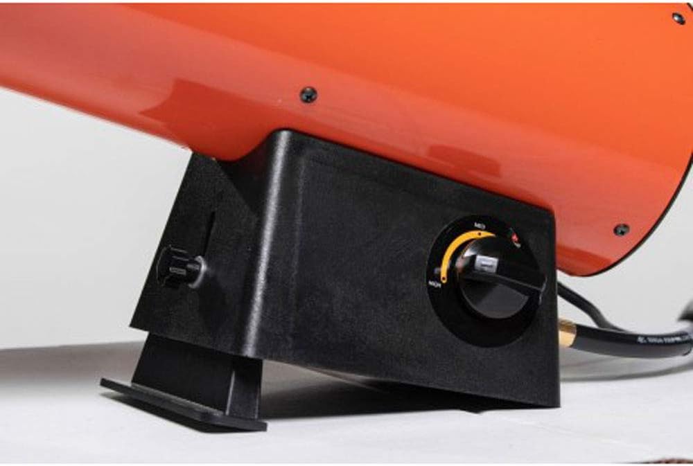 HeatFast HF160G Calentador de espacio portátil para el hogar, lugar de trabajo, sitio de construcción, aire forzado, propano, salamandra, torpedo,