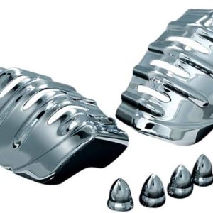 Kuryakyn 7789 Accesorio de acento de motocicleta cubiertas para pinzas Brembo para motocicletas Harley-Davidson 2006-19, cromadas, 1 par Kuryakyn 7789 Accesorio de acento de motocicleta cubiertas para pinzas Brembo para motocicletas Harley-Davidson 2006-19, cromadas, 1 par