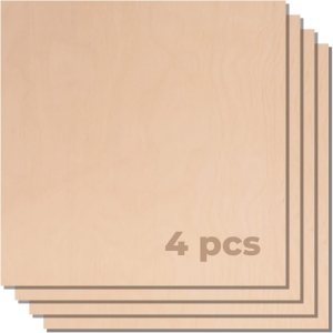 xTool Selected 4 piezas de madera contrachapada de abedul de 14 x 12 x 12 pulgadas, madera contrachapada de abedul de grado AB para manualidades, xTool Selected 4 piezas de madera contrachapada de abedul de 14 x 12 x 12 pulgadas, madera contrachapada de abedul de grado AB para manualidades,