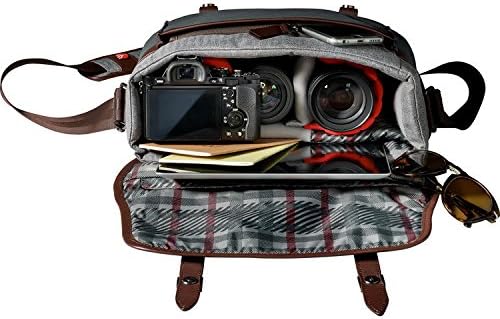 Manfrotto MB LF-WN-MS – Bolsa tipo mensajero para CSC Lifestyle Windsor S, color gris
