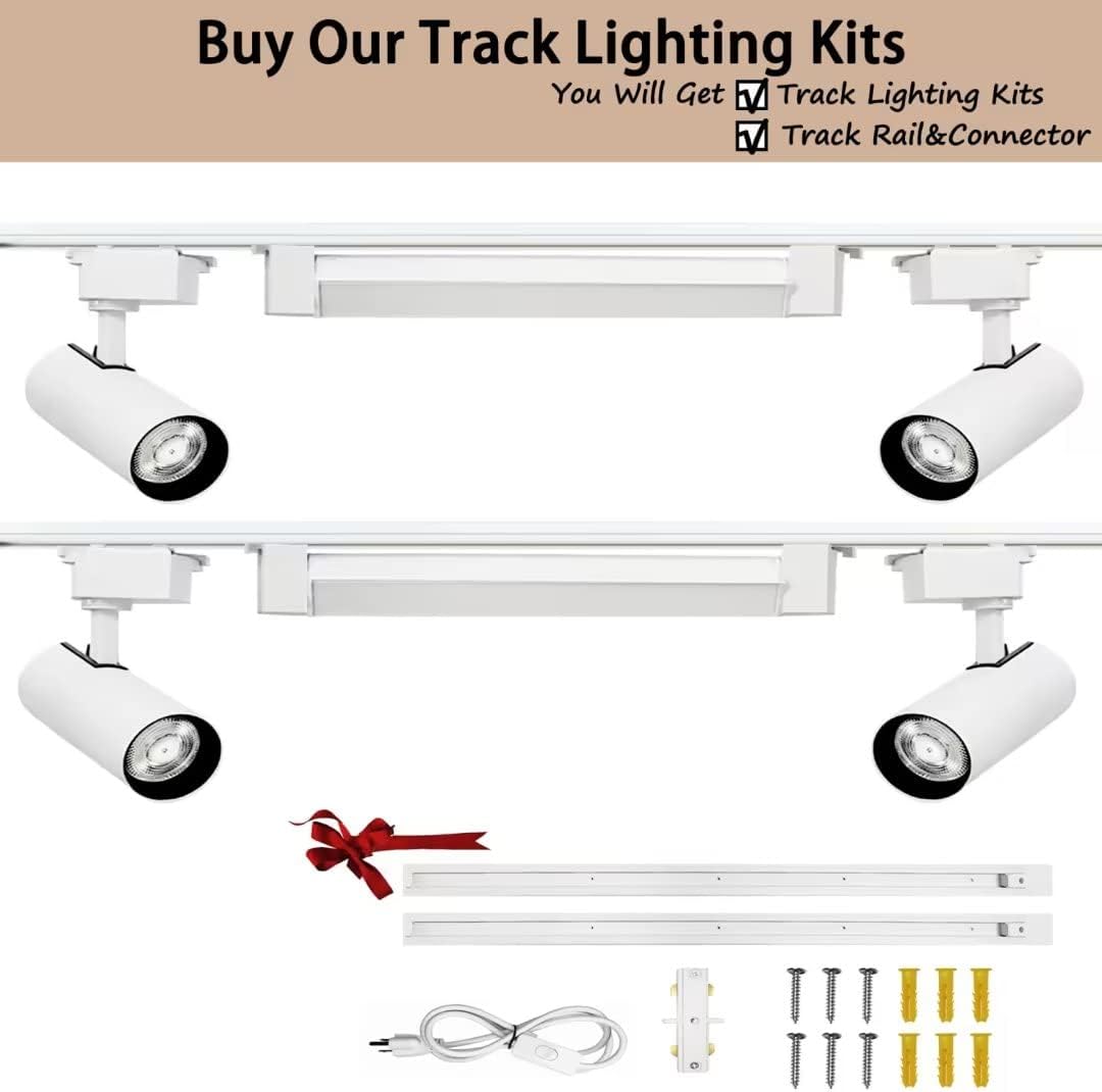 H Track I Conector H Tipo Circuito único 3-Wire-1 Kit de iluminación de pista para H Track System Accesorios de iluminación de pista 110V