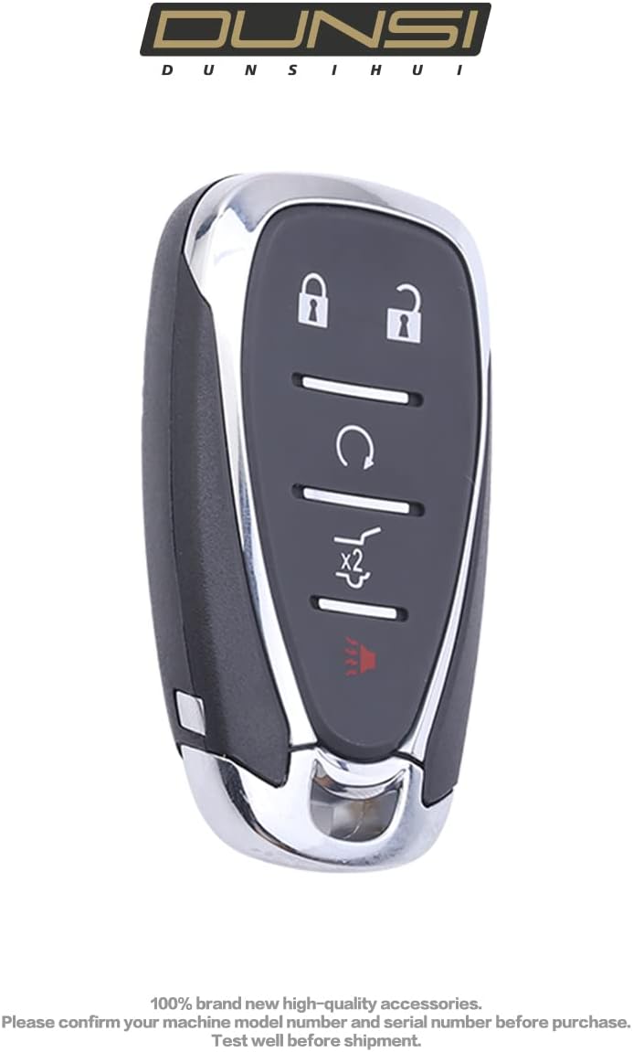 HYQ4EA – Llavero de automóvil con control sin llave, arranque remoto, 5 botones, SUV, repuesto compatible con Blazer Equinox Traverse Trailblazer