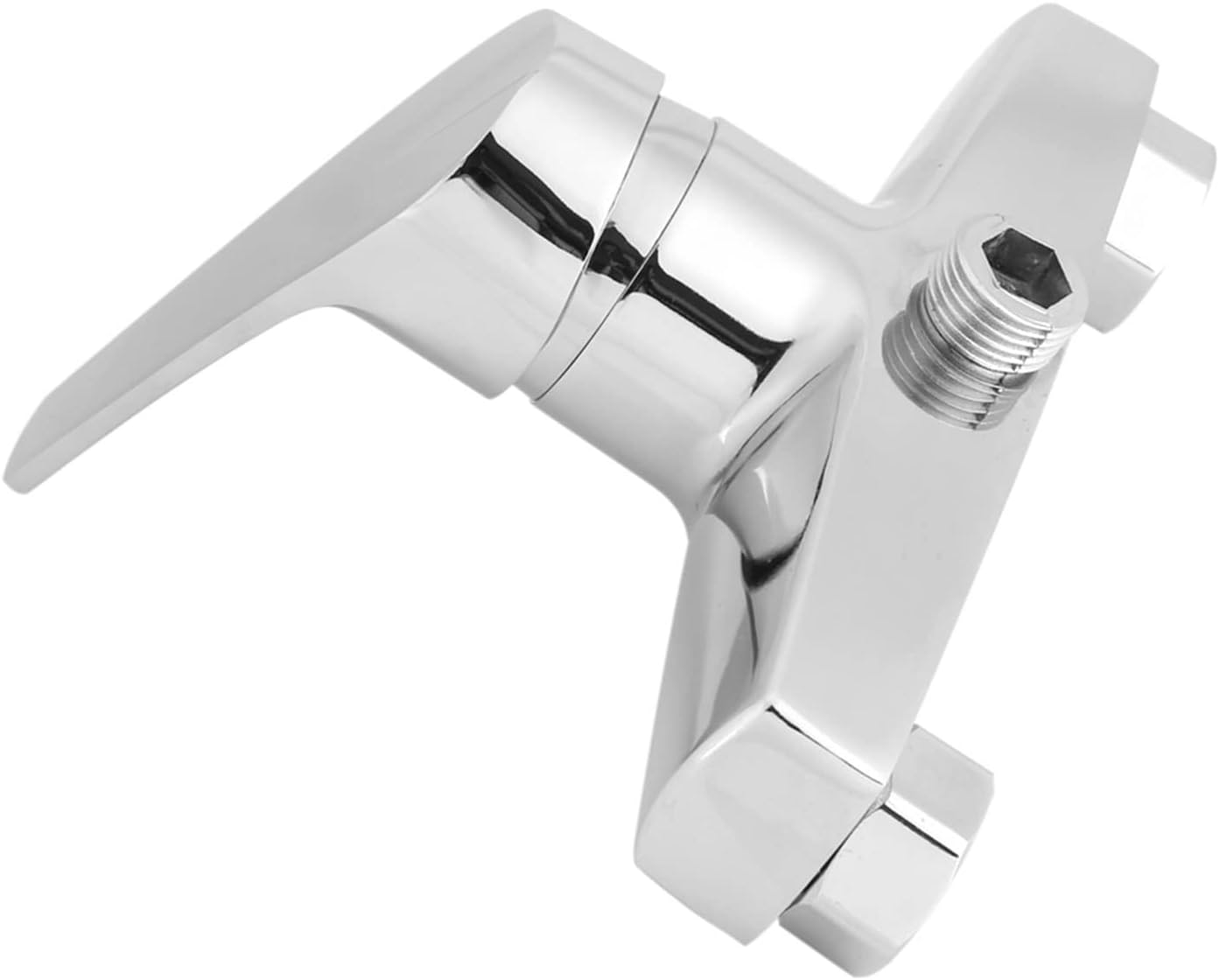 Grifo de baño Grifo de ducha de mezcla caliente y fría, aleación de zinc, grifo de baño de una sola manija, grifo montado en la pared de la válvula