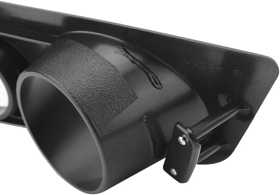Cubiertas de luz antiniebla 51112695256 Par de cubiertas antiniebla para parachoques delantero, ajuste para E46 M3 20012006 Reemplazo 51112695255