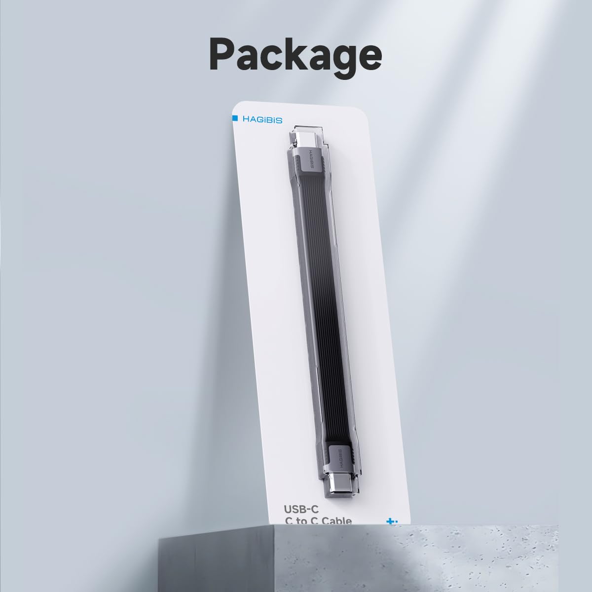 Hagibis Cable USB 4 de 0.4 pies, cable USB C de carga de 240 W, transferencia de datos de 40 Gbps, pantalla de video 8K 60Hz para iPhone 15 Pro Max,