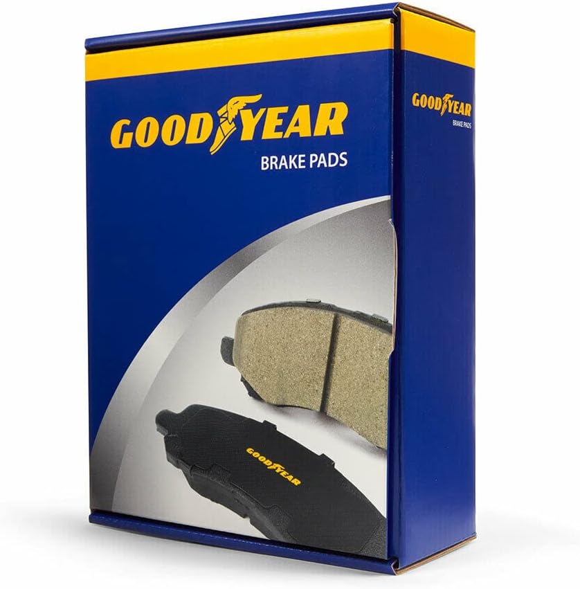 Goodyear Frenos GYD394  Pastillas de freno delanteras semimetálicas premium para Jaguar Vanden Plas 04-98, XJ12 96-95, XJ6 97-90, XJ8 1998, XJR