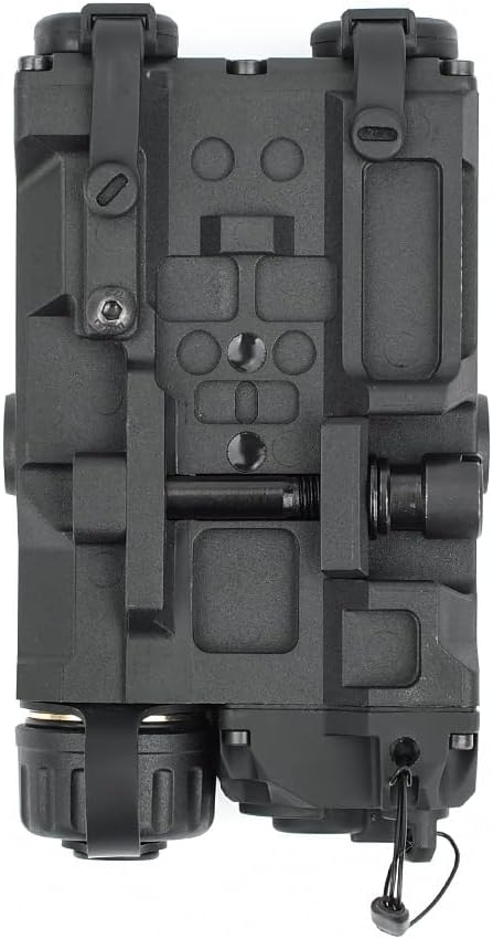 QIRUIMY Nylon Plastic Airsoft OGL Box Tactical Aiming Laser Sight, 7 Modes with Red Laser+White Light+IR Laser, for AEG GBB CQB Picatinny Rail