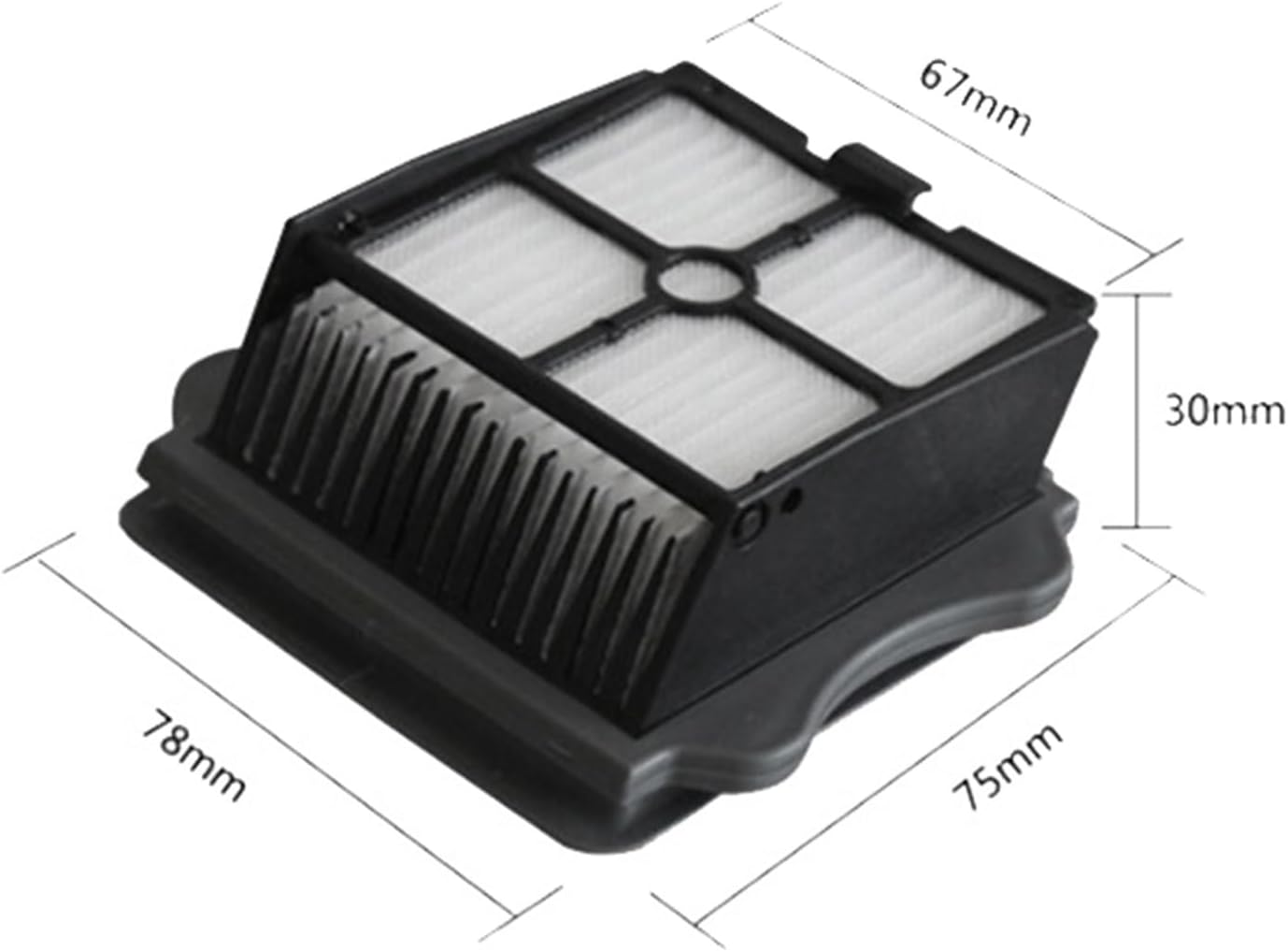 BeNtli Piezas de repuesto para aspiradora inalámbrica, paquete de 2 rodillos de cepillo + 4 filtros de vacío, compatibles con Tineco IFloor 3Floor