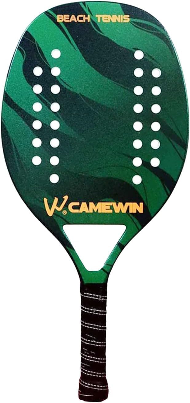 AMHMH – Raqueta de tenis de playa, fibra de carbono, con núcleo de espuma viscoelástica EVA, palas de tenis