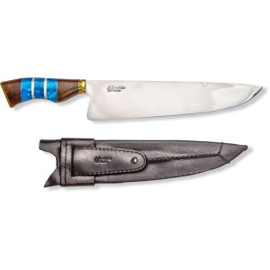 Brazilian Flame Cuchillo de chef – Picanha Blue 10″ Brazilian Flame Cuchillo de chef – Picanha Blue 10″