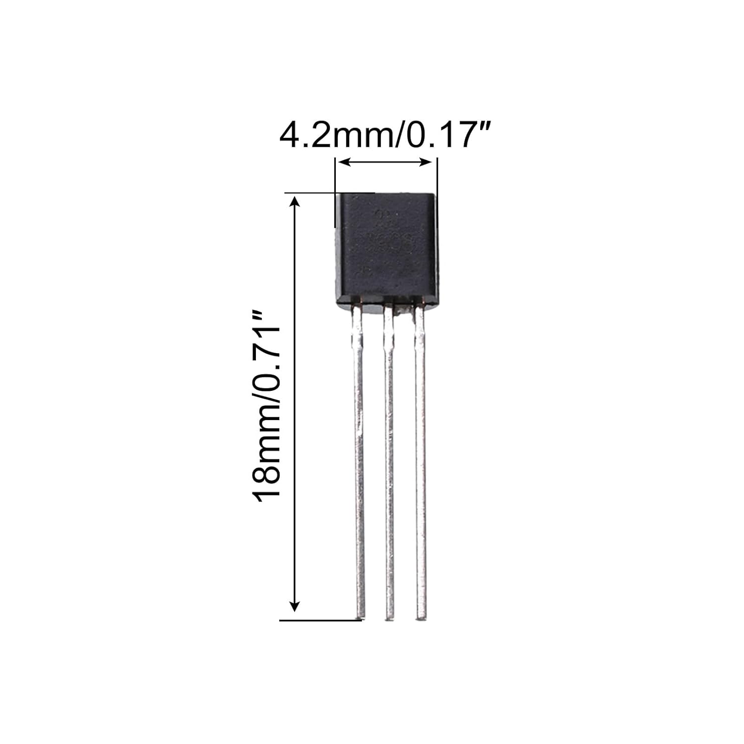 PATIKIL PNP NPN Power Transistor Surtido Kit, 200pcs 10 Tipos Componente Electrónico para Aplicaciones de Conmutación de Uso General