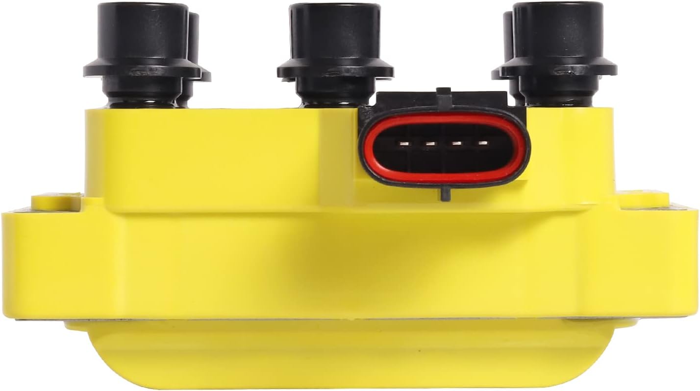 ENA Paquete de bobinas de encendido amarillo compatible con Mercury Ford Mazda F150 Explorer Mustang Mystique E150 Econoline Ranger B3000 B4000