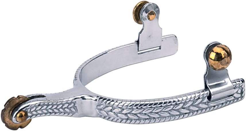 Weaver Leather Espuela de cuerda para mujer con banda grabada, 2