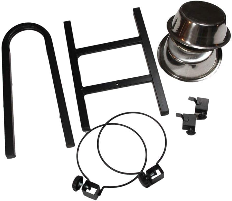 King International Cuencos elevados ajustables para perros y gatos, cuencos elevados para perros y gatos, cuencos elevados para perros con 2 cuencos