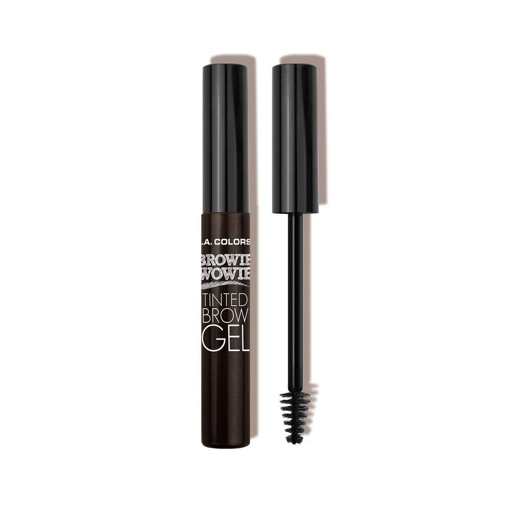 L.A. Colors Gel tintado para cejas, marrón oscuro, 1 unidad, CBG413
