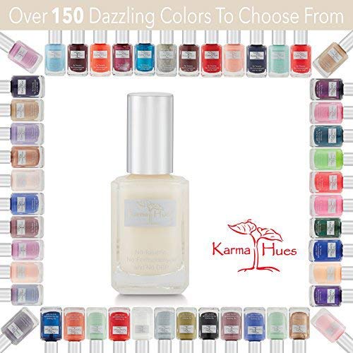 karma organic Esmalte de uñas reparador y fortalecedor no tóxico, vegano y libre de crueldad animal