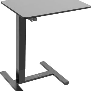 VIVO CART-E1TB – Mesa eléctrica de 28 x 20 pulgadas, escritorio móvil con ruedas ocultas, mesa de cama de hospital ajustable en altura, escritorio VIVO CART-E1TB – Mesa eléctrica de 28 x 20 pulgadas, escritorio móvil con ruedas ocultas, mesa de cama de hospital ajustable en altura, escritorio