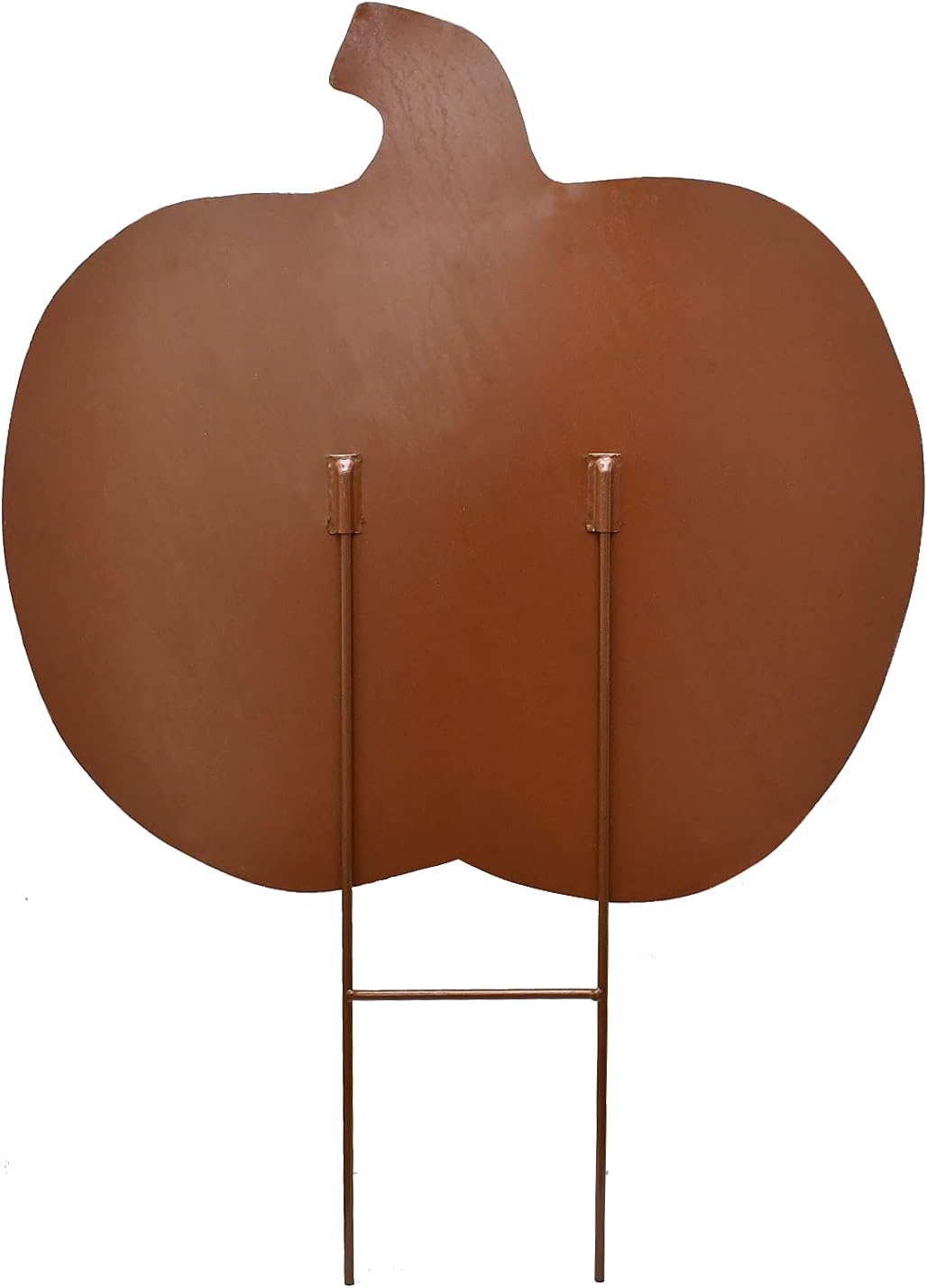 Morning View Letrero de metal con estacas de calabaza para patio, decoración de otoño, calabazas rústicas, decoración de jardín, decoración de patio