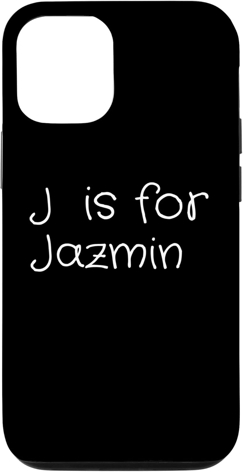 iPhone 13 Pro Personalized J is for Jazmin Name Student Kindergarten Girl Case