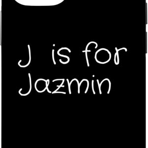 iPhone 13 Pro Personalized J is for Jazmin Name Student Kindergarten Girl Case iPhone 13 Pro Personalized J is for Jazmin Name Student Kindergarten Girl Case