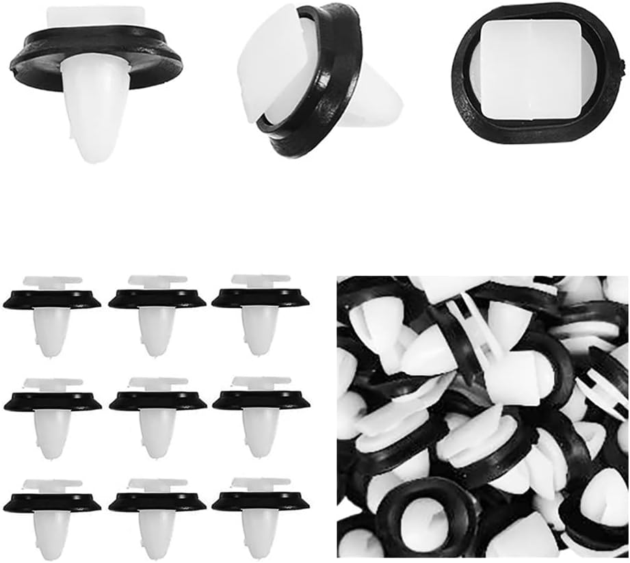 DSkoiph 30 piezas de clip de moldeo para puerta trasera lateral con sellador compatible con 68093998-AA 71728806 856543 RAM Chrysler Dodge Ram