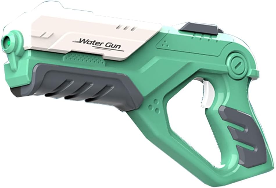Pistola de agua eléctrica para adultos y niños, pistola de agua automática de hasta 32 pies, pistola de agua de 5.1 fl oz, disparo para niños y