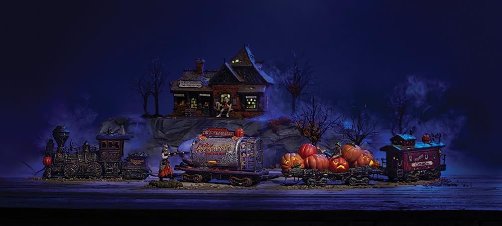Department 56 Snow Village – Figura de Halloween de The Werewolf Hunter 25 aniversario, 3.6 pulgadas, multicolor