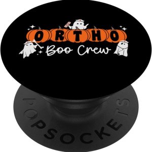 Ortho Boo Crew Ghost Pumpkin Orthopedic Nurse Halloween PopSockets Standard PopGrip Ortho Boo Crew Ghost Pumpkin Orthopedic Nurse Halloween PopSockets Standard PopGrip