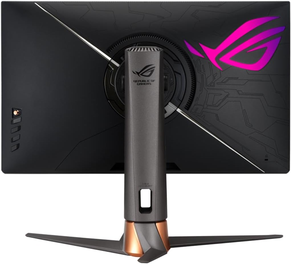 ASUS ROG Swift Monitor para juegos 4K de 27 pulgadas (PG27UQR) – UHD (3840 x2160), IPS rápido, 160Hz (más de 144 Hz), 1 ms, FreeSync Premium Pro,