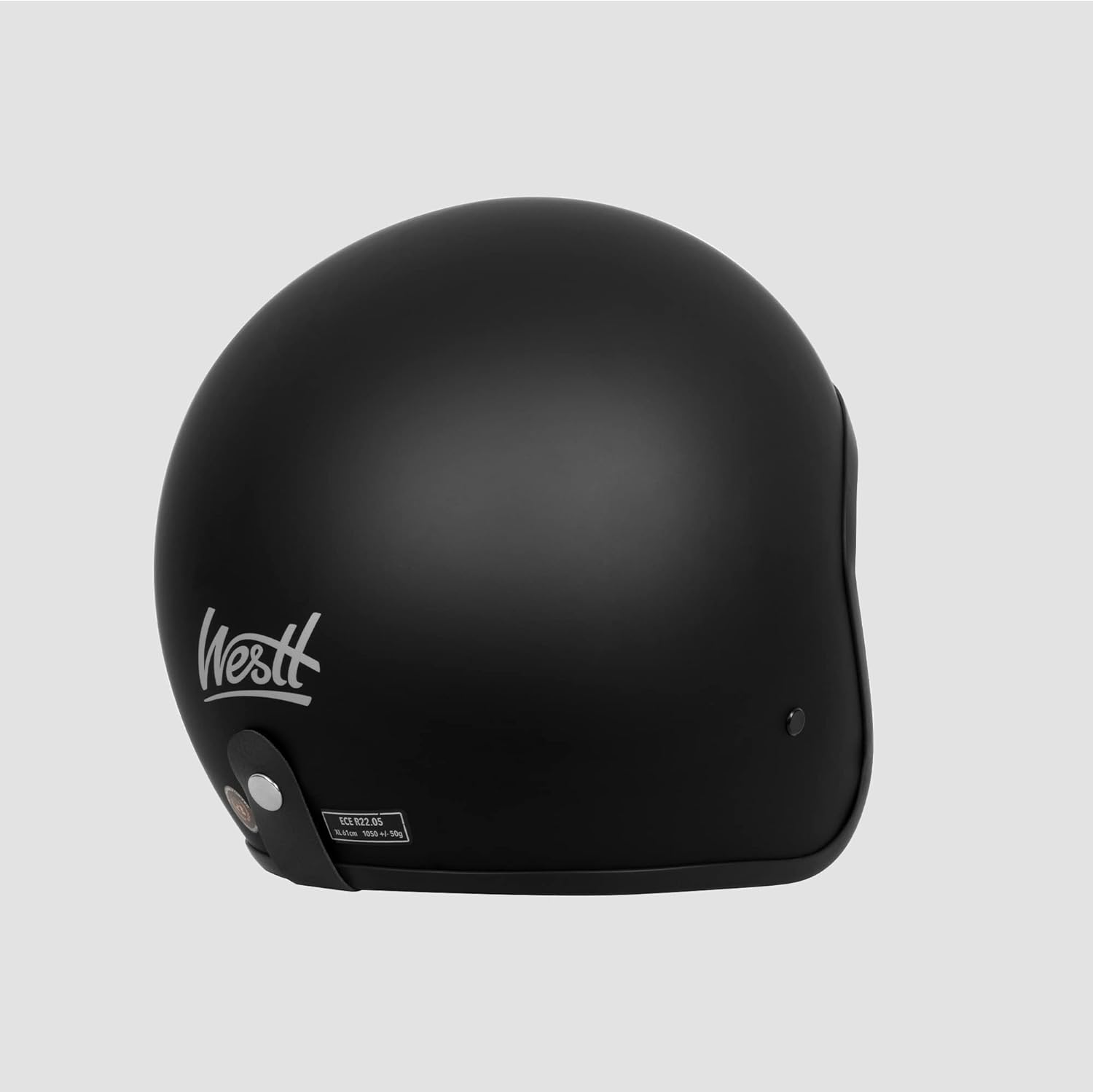 Westt Casco abierto  Scooter Retro Vintage para hombres y mujeres  Casco de motocicleta 34 para ciclomotor, ATV, Cruiser, Café, certificado por DOT,
