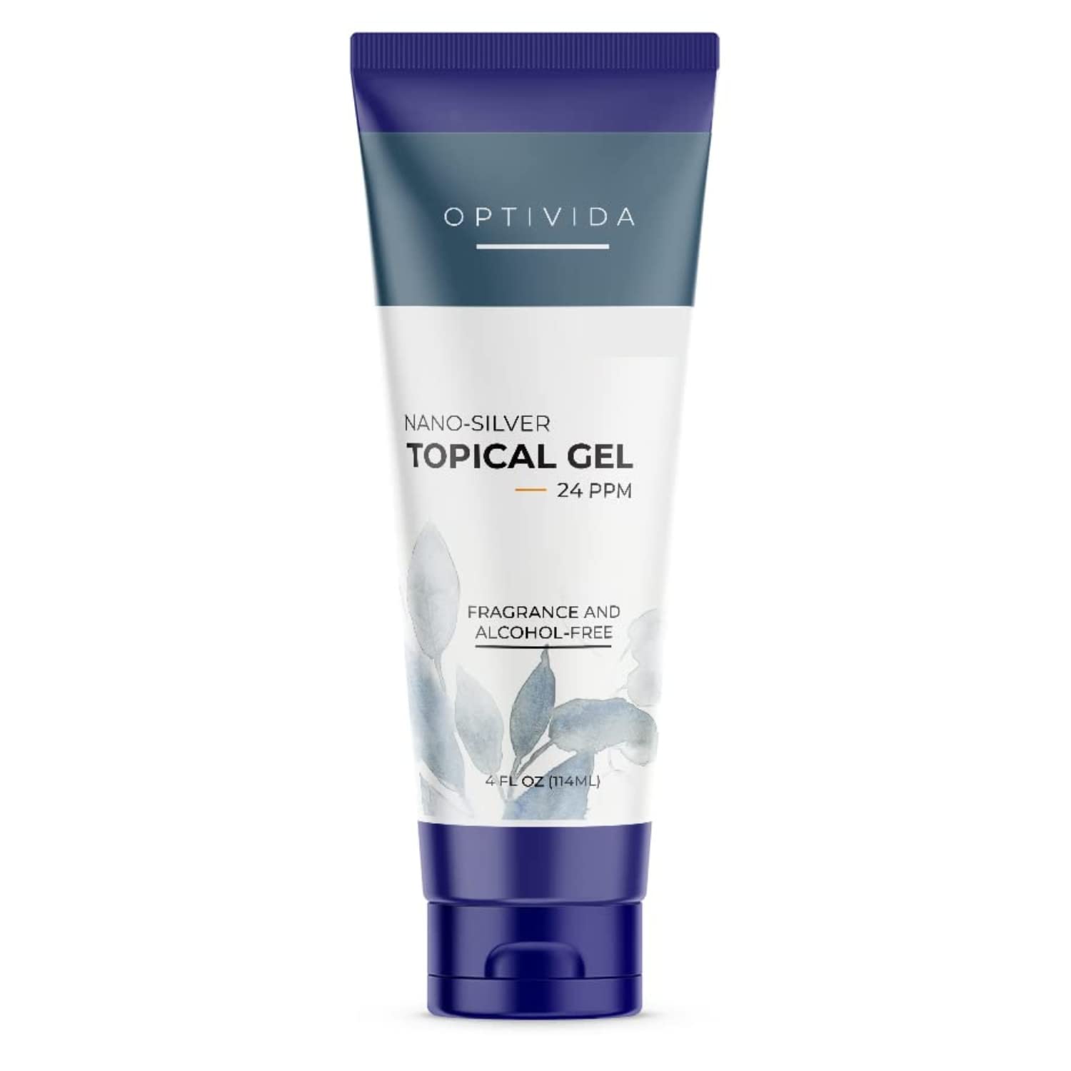 OPTIVIDA Crema de gel de plata coloidal para el cuidado de heridas, curación tópica natural de la piel  Gel tópico de nano-plata para heridas,