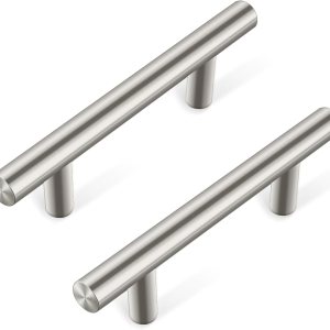 Onateel Paquete de 30 tiradores de gabinete de níquel cepillado de 5 pulgadas, manijas plateadas de acero inoxidable para cajones, tiradores de Onateel Paquete de 30 tiradores de gabinete de níquel cepillado de 5 pulgadas, manijas plateadas de acero inoxidable para cajones, tiradores de