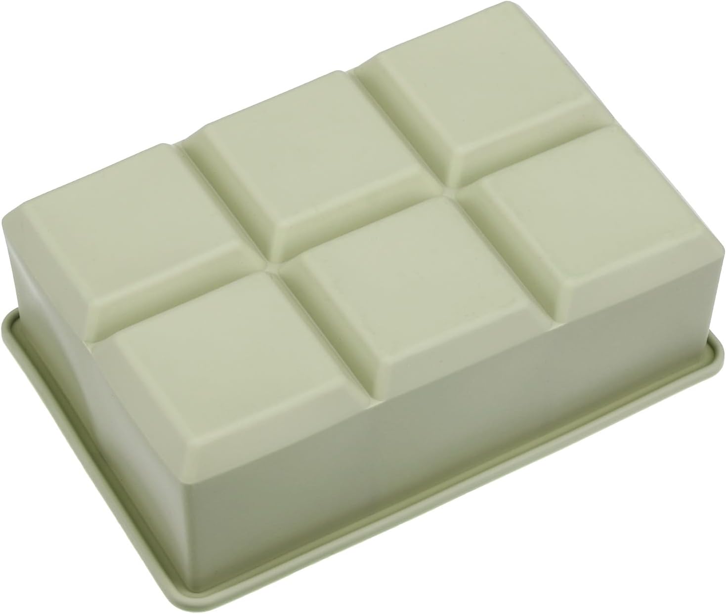 MECCANIXITY Molde para cubitos de hielo, bandeja de silicona para cubitos de hielo de 6 x 2 pulgadas con tapa para cóctel, jugo, bebida casera