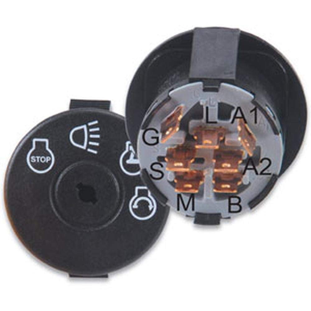 Interruptor de llave de arranque de encendido compatible con John Deere L100 L105 L107 L108 L110 L120 L130