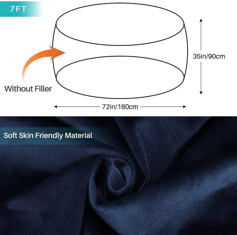 Funda para puf de gran tamaño para adultos, muebles de sala de estar, de microfibra suave y lavable, funda para silla de puf para niños, funda para