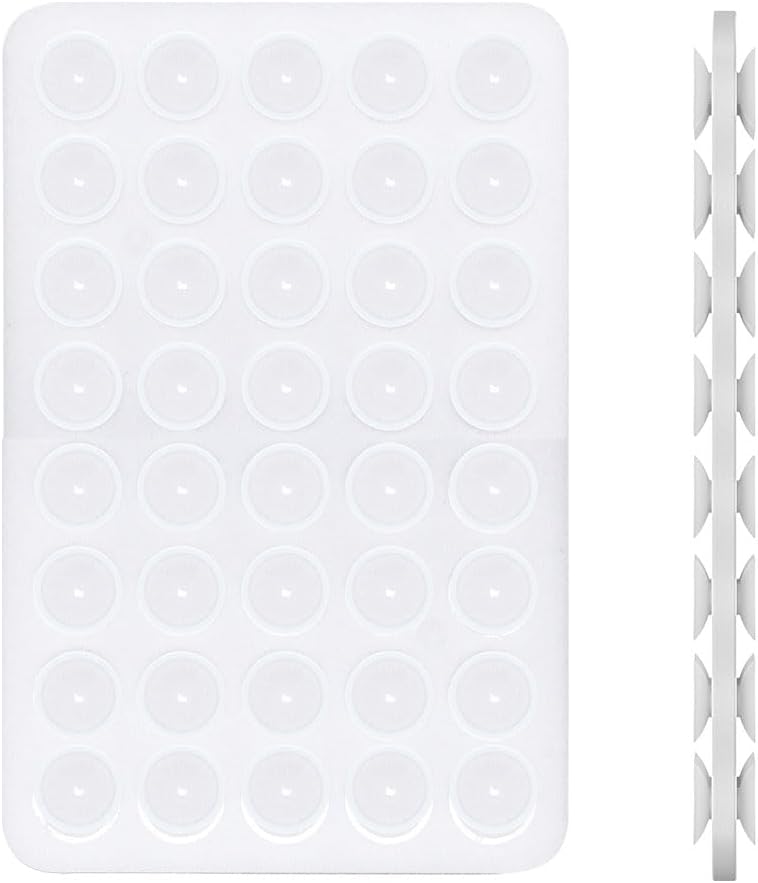 Funda de silicona con succión para teléfono (funda compatible con iPhone y Android, soporte de accesorios de teléfono manos libres para selfies y