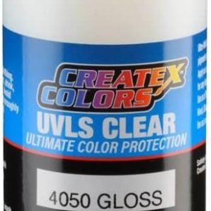 Createx Pintura para aerógrafo, UVLS Gloss Clear, 2 Oz (4050-02) Createx Pintura para aerógrafo, UVLS Gloss Clear, 2 Oz (4050-02)