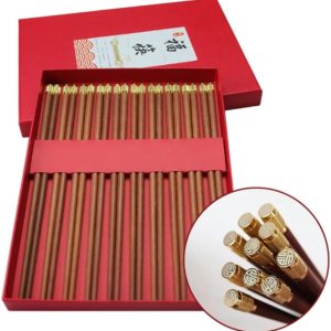 10 pares de palillos de madera dura reutilizables tallados a mano, palillos de madera natural, palillos chinos de alta calidad, adecuados para 10 pares de palillos de madera dura reutilizables tallados a mano, palillos de madera natural, palillos chinos de alta calidad, adecuados para