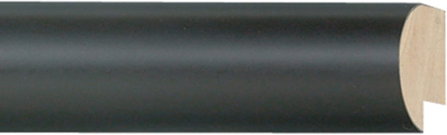 Marco de fotos de madera real negro de 16 x 27 pulgadas de ancho de 1.25 pulgadas  Profundidad del marco interior de 0.5 pulgadas  Marco de fotos