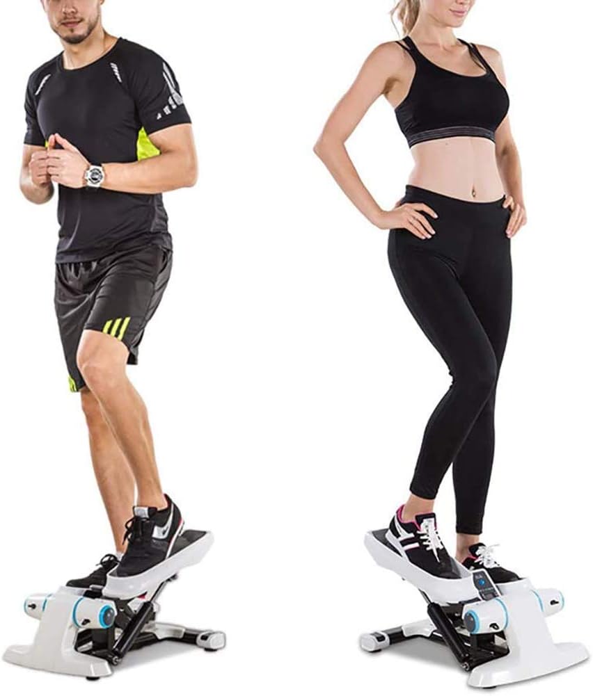 Máquina de pasos multifunción con bandas de resistencia, mini ejercicio aeróbico Stepper, equipo de ejercicio de gimnasio doméstico