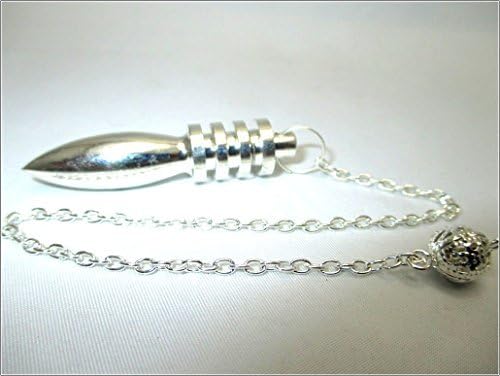 Jet Egyptian 4 Plate Isis Karnak Silver Pendulum 4 Ring Chamber Reiki Wiccan Free Booklet Jet International Crystal Therapy Healing Dowsing La