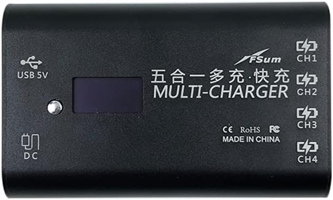 FIMI X8 Mini 5 in1 Cargador Controlador De Carga Rápida De Batería Hub Recargador De Coche Para Drone – (Color X8mini-123)