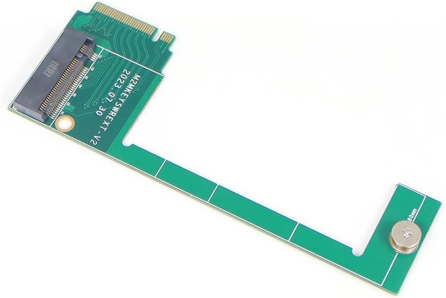 JMT Placa modificada M.2 de 2230 a 89.764 in NVME MKey Modificación PCB Placa de circuito compatible con la consola de juegos portátil ROG Ally
