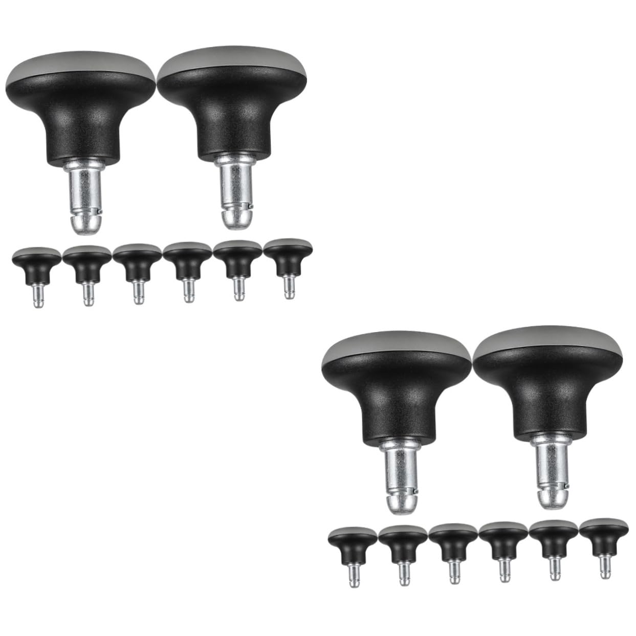 STOBOK 16 Pcs Office Chair Casters Swivel Caster Wheels Furniture Casters Swivel Casters Furniture Wheels Accesorios para Escritorio Swivel Wheel