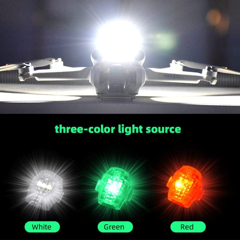 WANSUPYIN 2023 3 colores Drone luces pequeña señal LED luz para DJI Mini 3 ProMavic 3Mini 2Mini accesorio