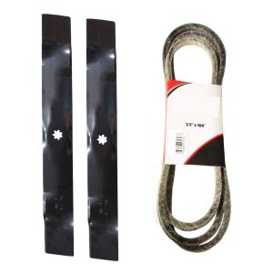 RAParts – Kit de hoja y correa para John Deere D100 D105 D120 D125 D130 GY20850 GX20072 RAParts – Kit de hoja y correa para John Deere D100 D105 D120 D125 D130 GY20850 GX20072